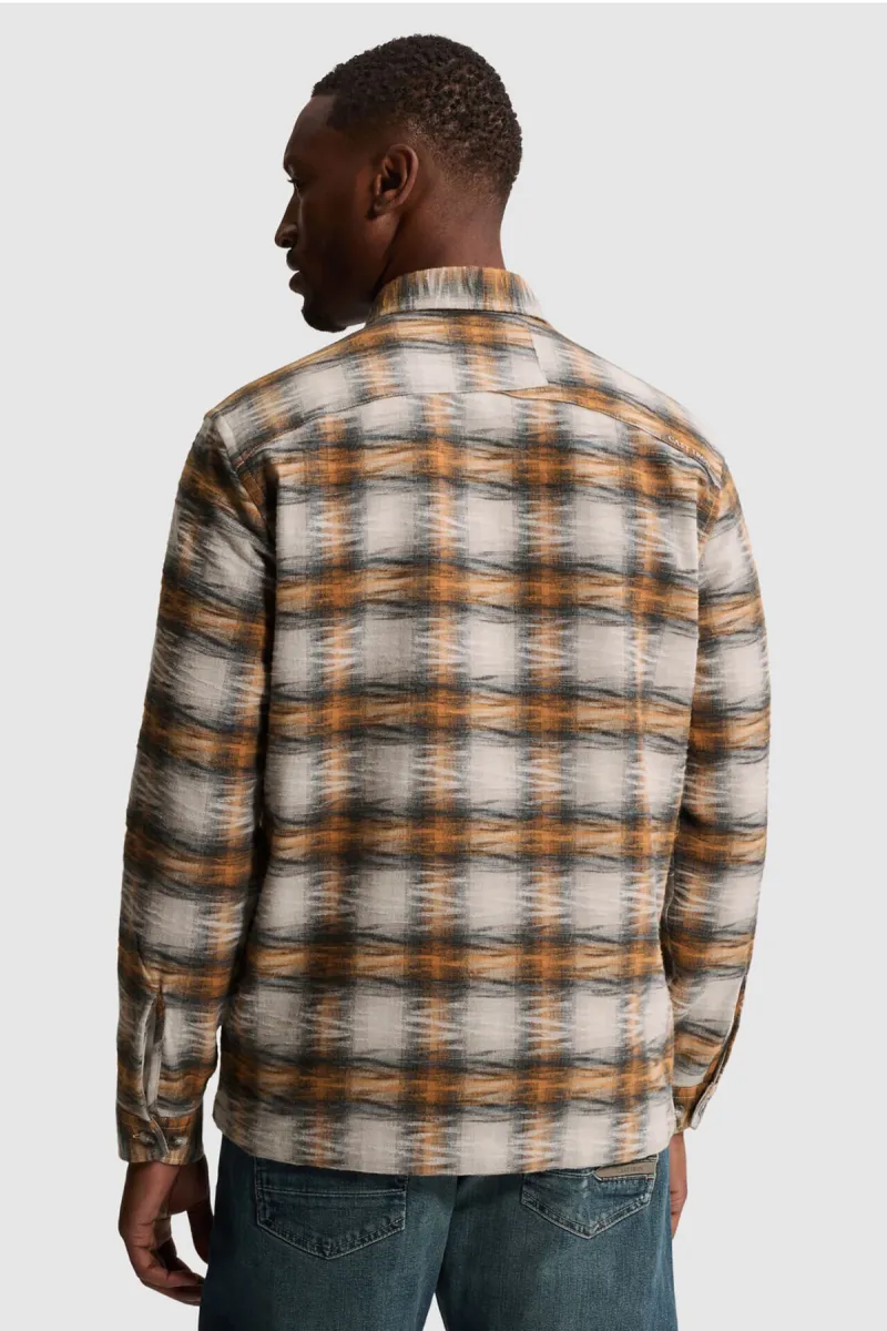 cast-iron-long-sleeve-shirt-check-jacquard-csi2608212-8136-rood-1 CAST IRON-Long sleeve shirt Check Jacquard-CSI2608212-8136-ROOD