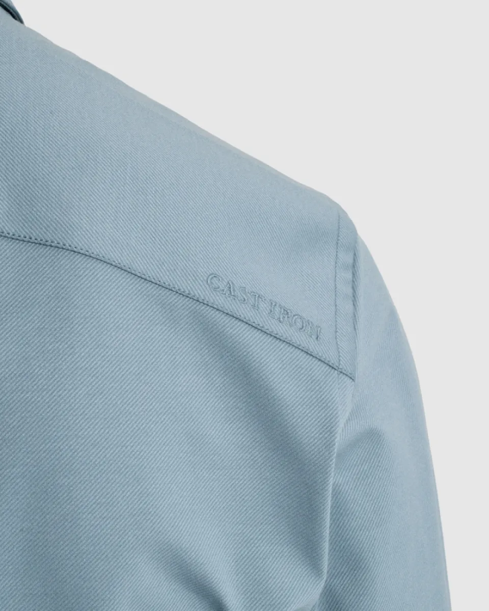 cast-iron-long-sleeve-shirt-twill-jersey-csi2608200-5146-blauw-3 CAST IRON-Long sleeve shirt Twill Jersey-CSI2608200-5146-BLAUW