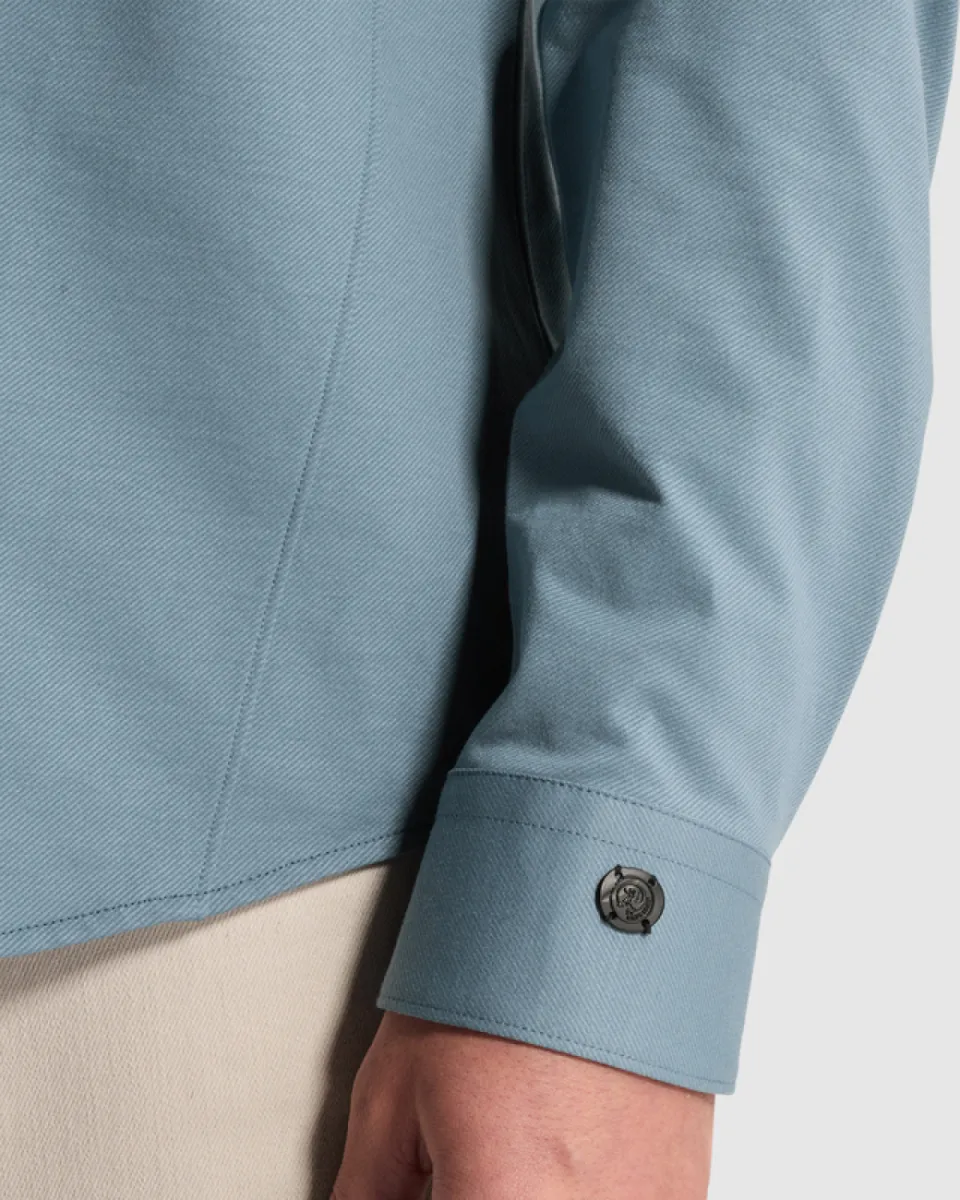 cast-iron-long-sleeve-shirt-twill-jersey-csi2608200-5146-blauw-4 CAST IRON-Long sleeve shirt Twill Jersey-CSI2608200-5146-BLAUW