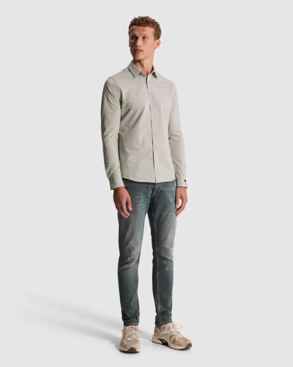 cast-iron-long-sleeve-shirt-twill-jersey-csi2608200-9131-licht-blauw-2 CAST IRON-Long sleeve shirt Twill Jersey-CSI2608200-9131-LICHT BLAUW