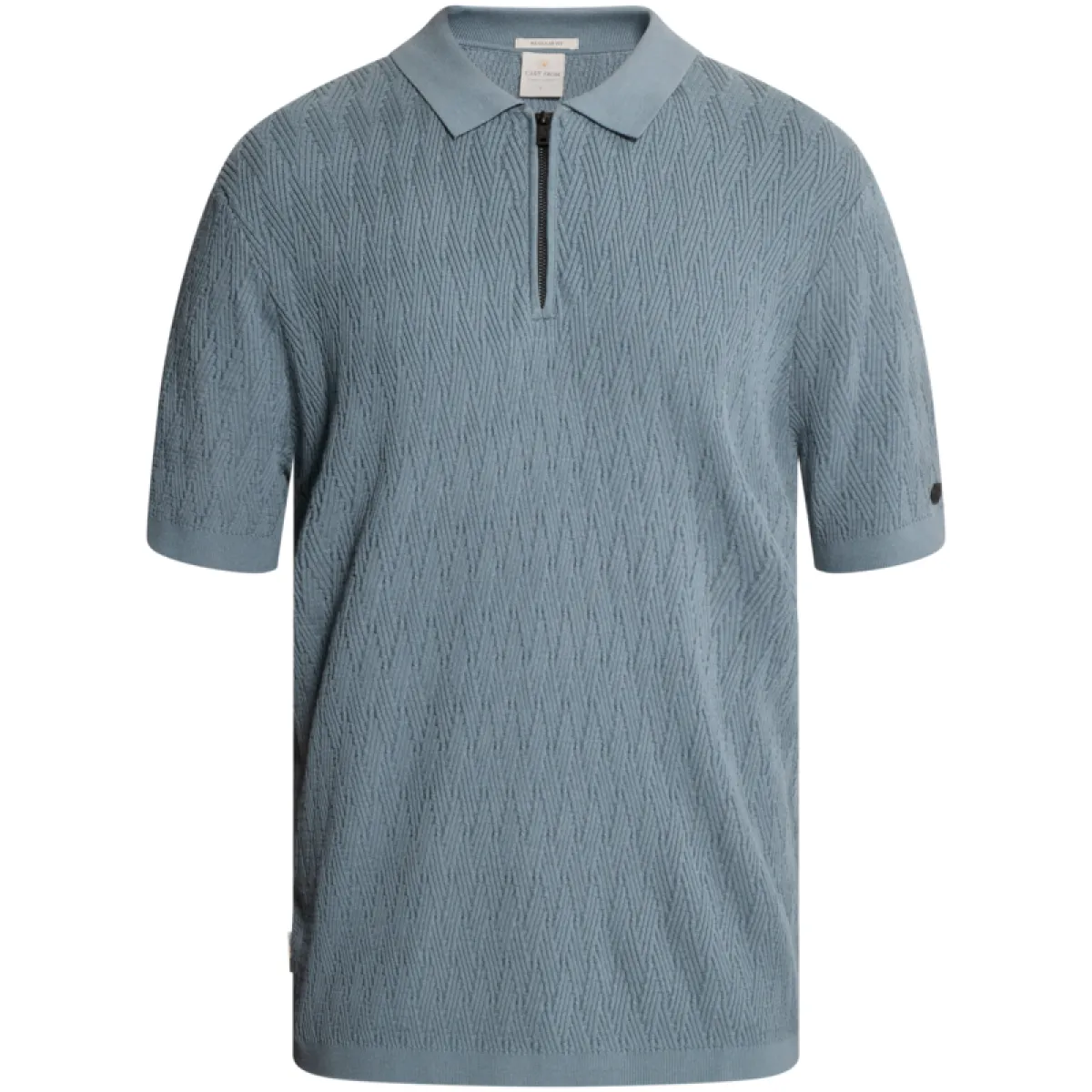 cast-iron-short-sleeve-polo-regular-fit-cott-cpss2608850-5146-blauw-5 CAST IRON-Short sleeve polo regular fit cott-CPSS2608850-5146-BLAUW