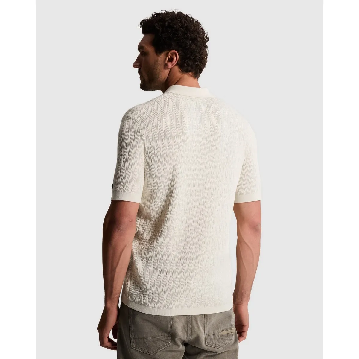 cast-iron-short-sleeve-polo-regular-fit-cott-cpss2608850-7555-wit-1 CAST IRON-Short sleeve polo regular fit cott-CPSS2608850-7555-WIT