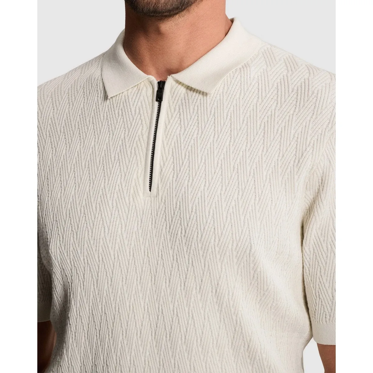 cast-iron-short-sleeve-polo-regular-fit-cott-cpss2608850-7555-wit-2 CAST IRON-Short sleeve polo regular fit cott-CPSS2608850-7555-WIT