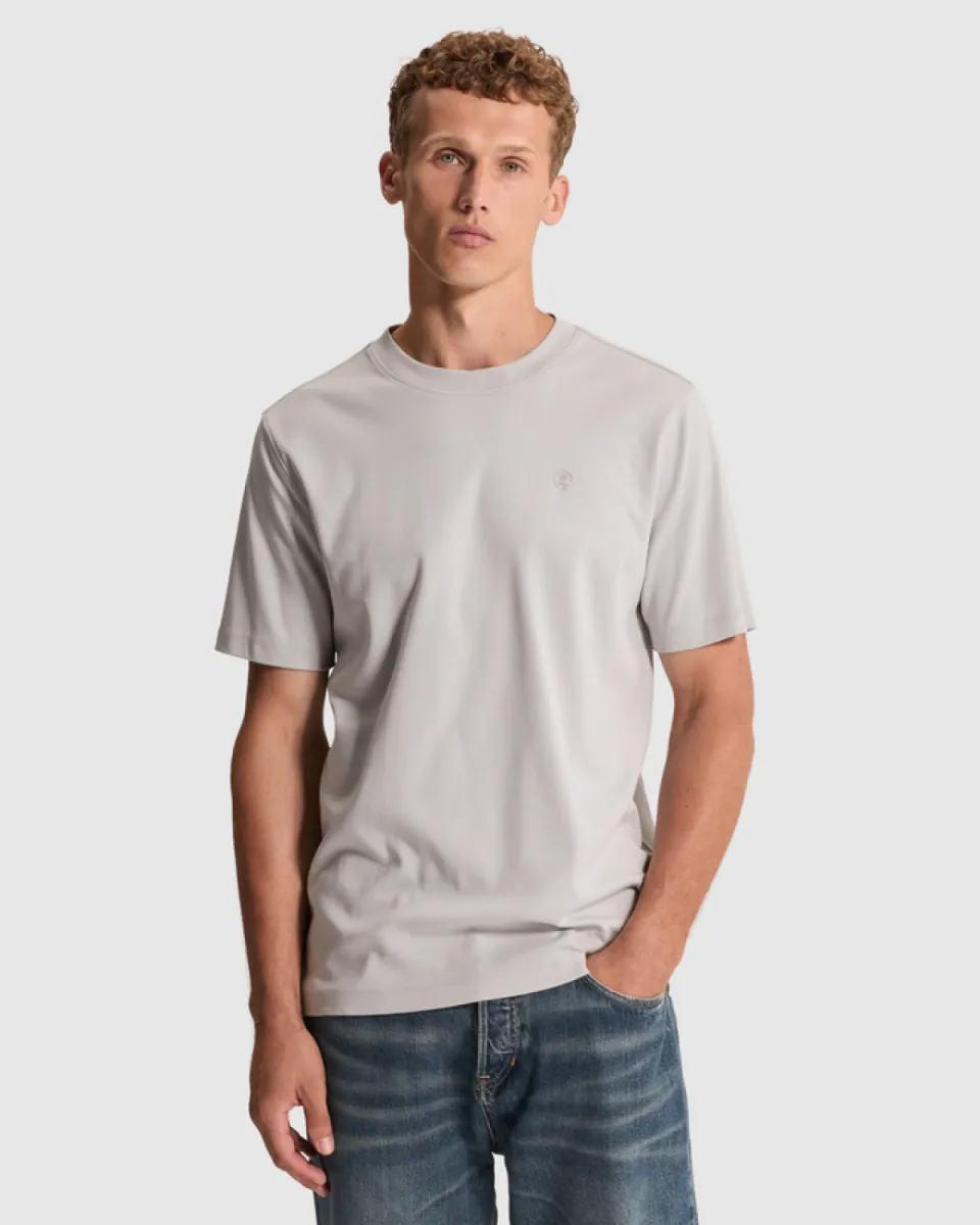 CAST IRON-Short sleeve r-neck regular fit in-CTSS2608588-9131-LICHT BLAUW