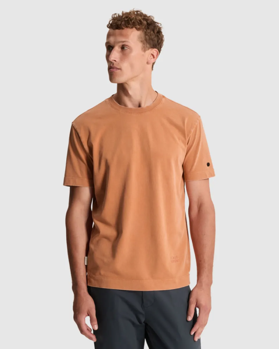 CAST IRON-Short sleeve r-neck relaxed fit wa-CTSS2608582-8136-ROOD