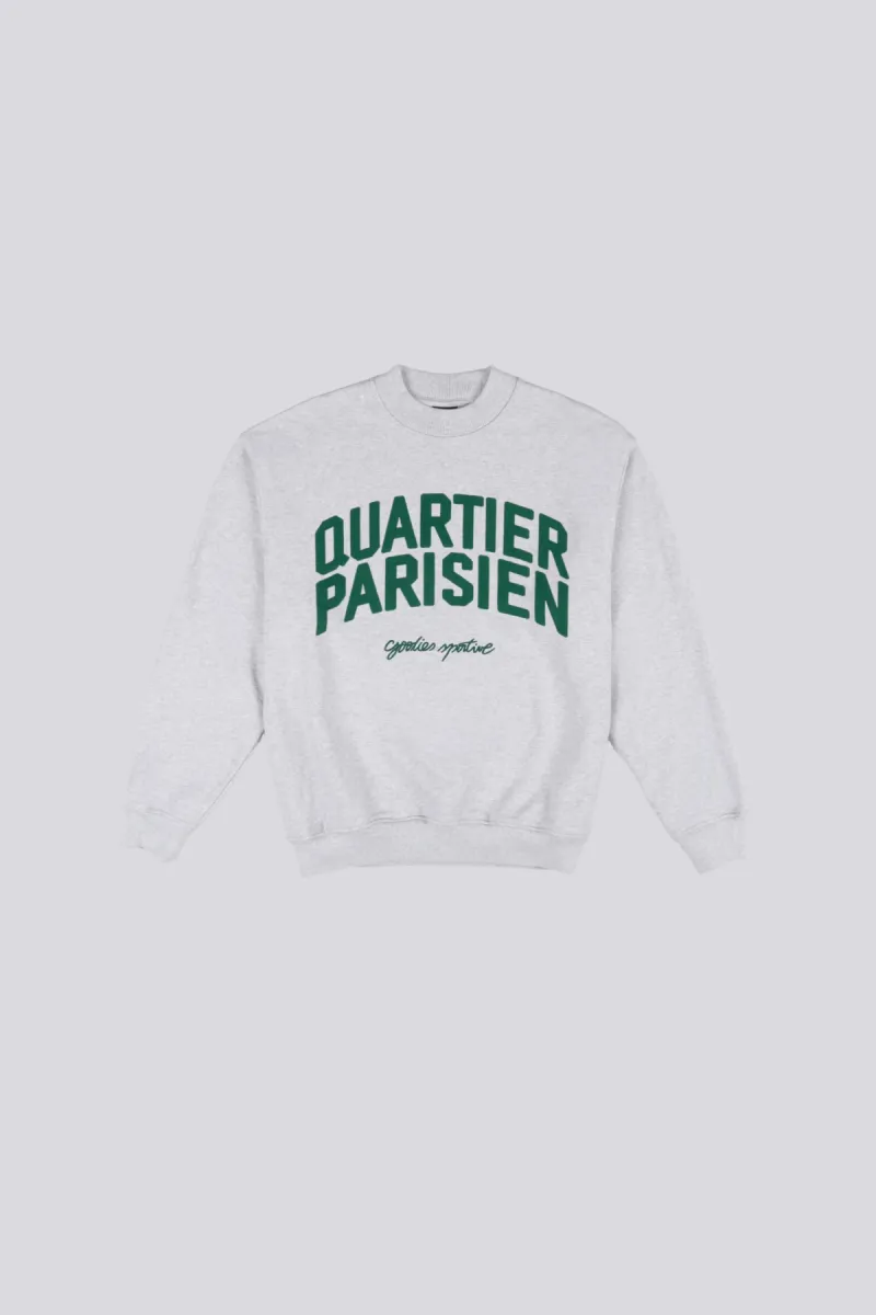 Goodies Sportive-Quartier parisien vigore crewneck-QPVC26-Vigore-GRIJS