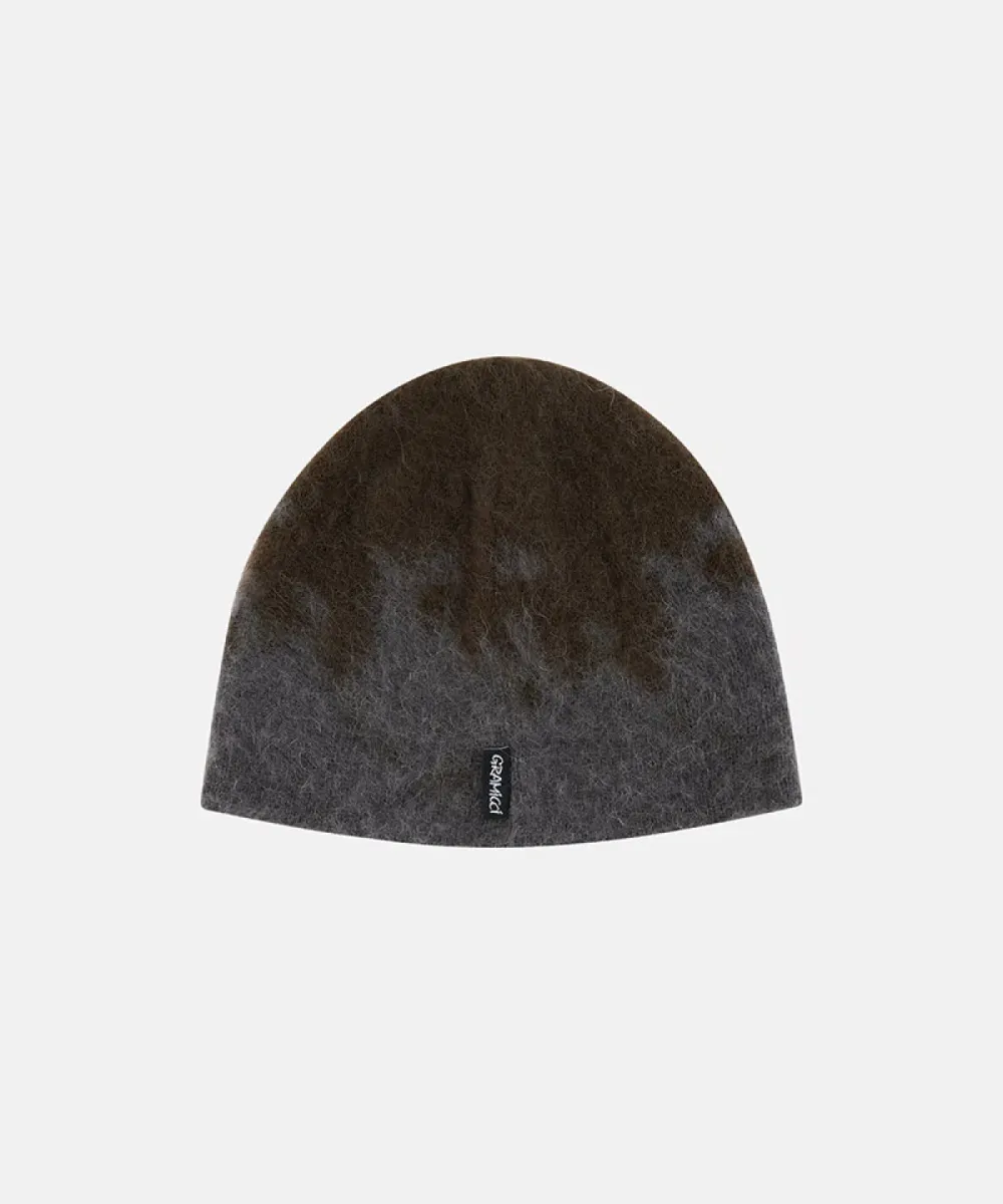 Gramicci-Mohair splatter beanie-G6FA-039-Slate splatter-GRIJS