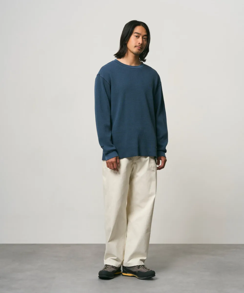 gramicci-waffle-crew-g6fm-j041-dark-navy-pigment-navy-2 Gramicci-Waffle crew-G6FM-J041-Dark navy pigment-NAVY