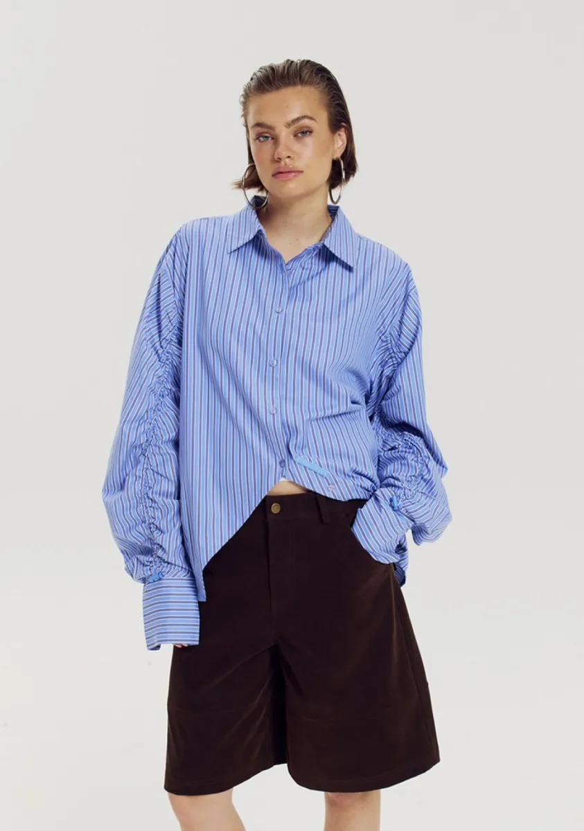 Harper & Yve-Ted-AW6C601-420 Stripe Blue-BLAUW COMBINATIE