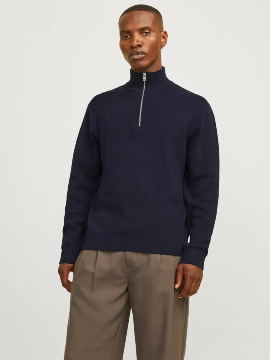 jack-jones-jprblamilano-stitch-knit-half-zip-s-12259664-night-sky-marine-1 JACK & JONES-JPRBLAMILANO STITCH KNIT HALF ZIP S-12259664-Night sky-MARINE
