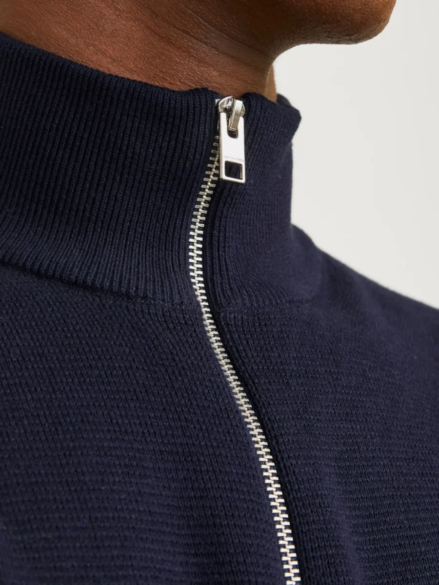 jack-jones-jprblamilano-stitch-knit-half-zip-s-12259664-night-sky-marine-5 JACK & JONES-JPRBLAMILANO STITCH KNIT HALF ZIP S-12259664-Night sky-MARINE