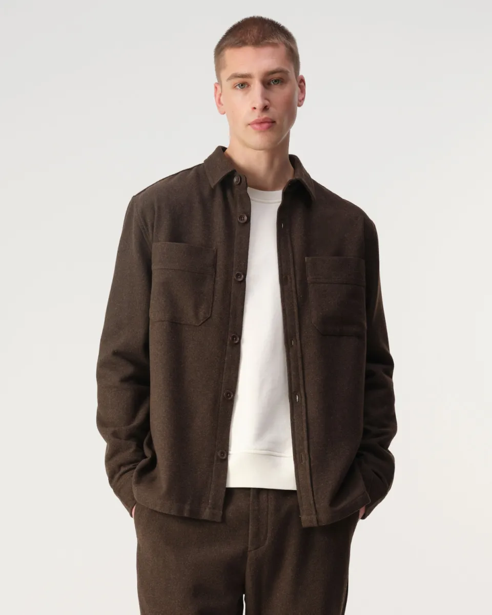 JC RAGS-Ace wool-108436-8008 Brown melange-BRUIN
