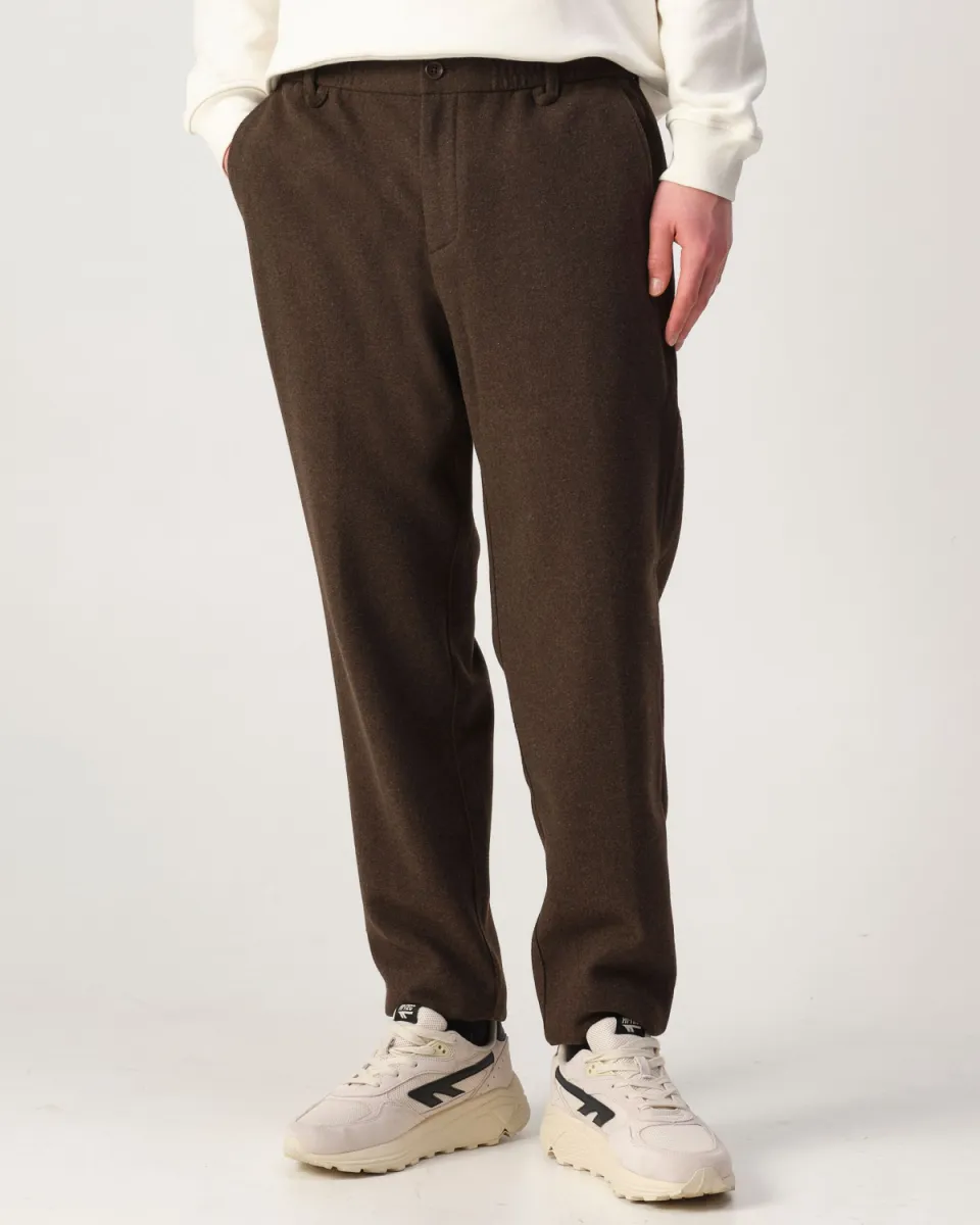 JC RAGS-Dave wool-108437-8008 Brown melange-BRUIN
