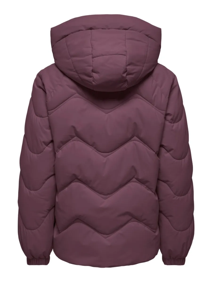 JDY-JDYPOWER SHORT HOOD PUFFER OTW HAB-15376541-Huckleberry-PAARS