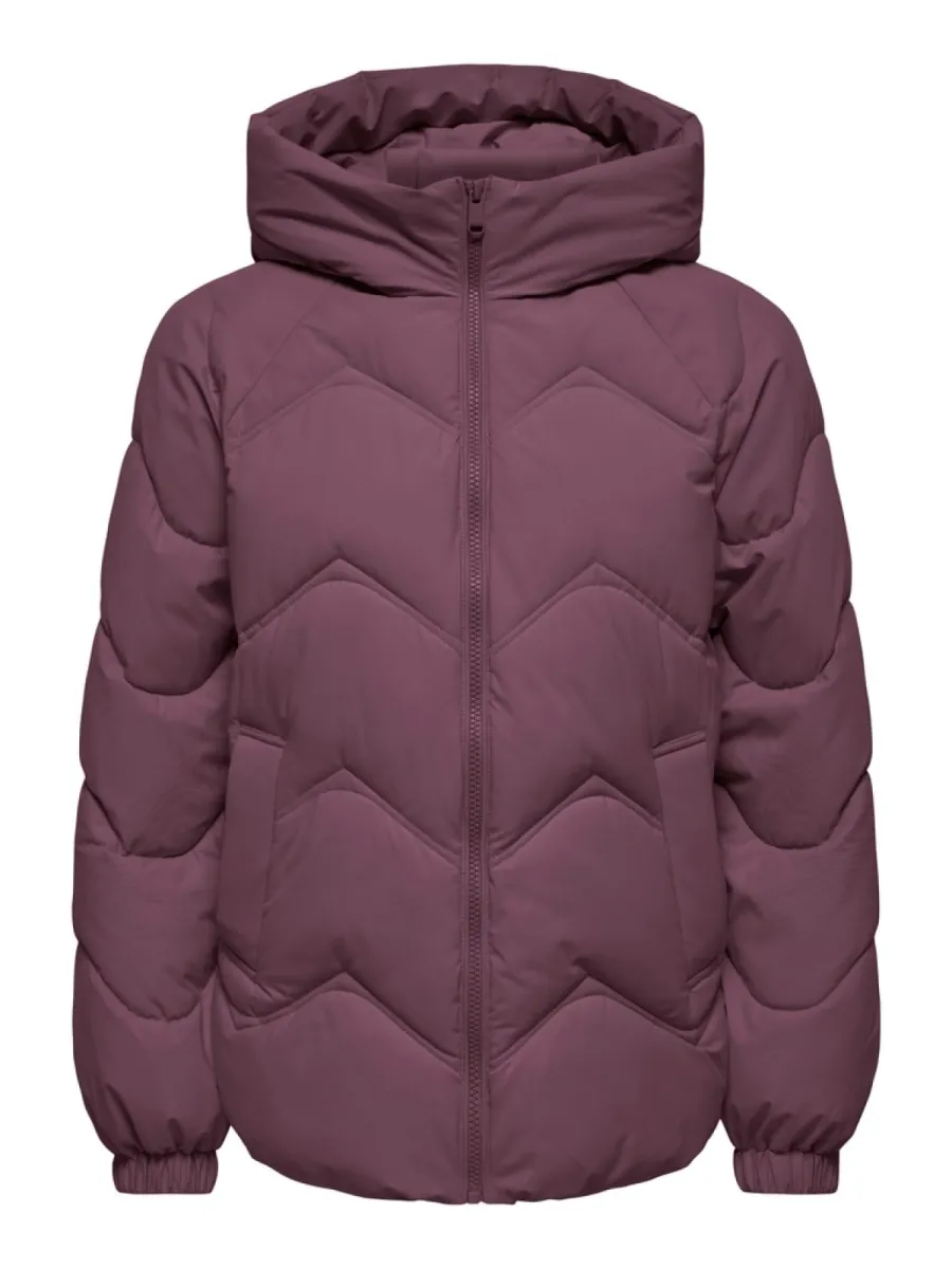 JDY-JDYPOWER SHORT HOOD PUFFER OTW HAB-15376541-Huckleberry-PAARS