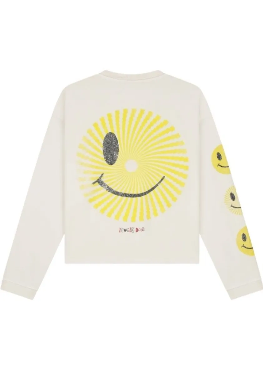 Lovelee Dae-Frankie clash LS-LLD000036-116 Vintage white-OFF WHITE