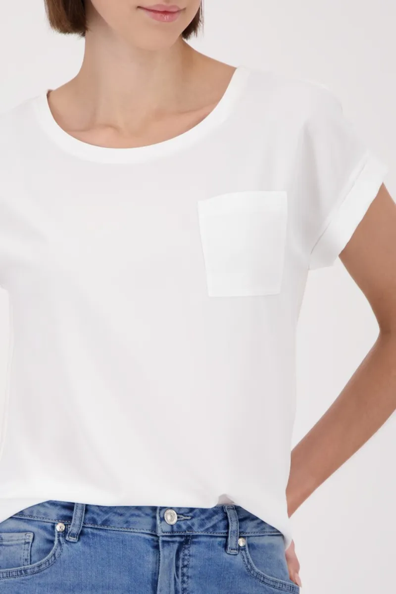 monari-basic-blouse-shirt-410935-102-off-white-off-white-4 Monari-Basic blouse shirt-410935-102 Off-white-OFF WHITE
