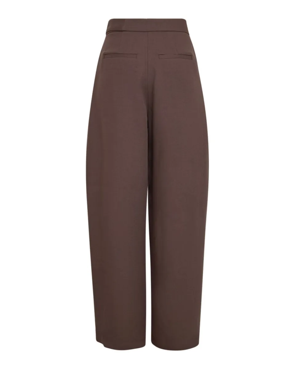 MOSS COPENHAGEN-Esteriane Pant-20095-Hot Fudge-CHOCOLADE