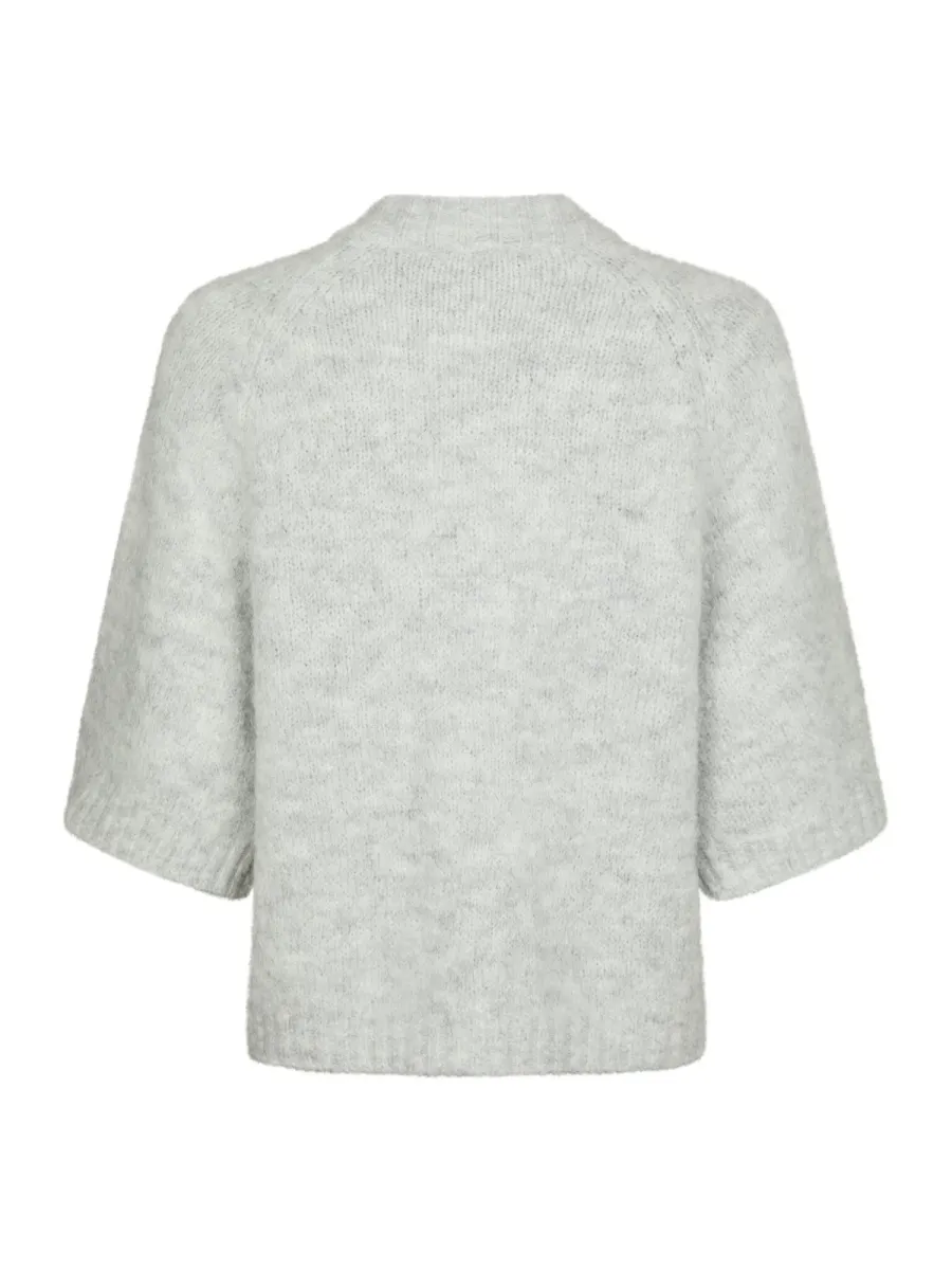 neo-noir-benuta-fluffy-knit-cardigan-165816-133-grey-melange-grijs-melee-5 Neo Noir-Benuta Fluffy Knit Cardigan-165816-133 Grey Melange-GRIJS MELEE