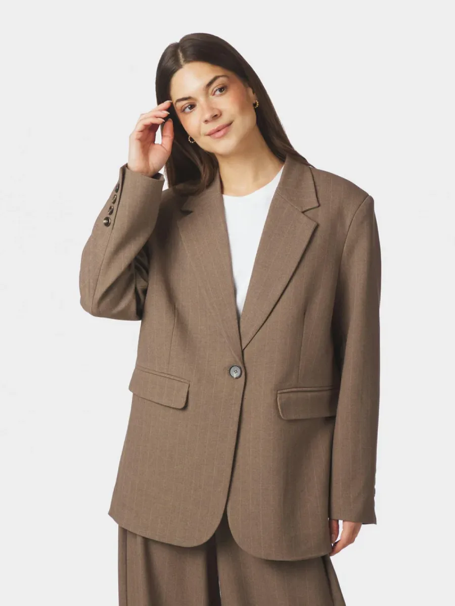 neo-noir-gaby-pinstripe-blazer-168204-214-taupe-taupe-1 Neo Noir-Gaby Pinstripe Blazer-168204-214 Taupe-TAUPE