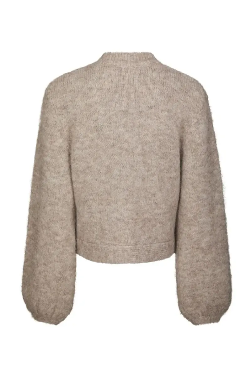neo-noir-gio-fluffy-knit-cardigan-168524-976-beige-melange-beige-7 Neo Noir-Gio Fluffy knit cardigan-168524-976 Beige Melange-BEIGE