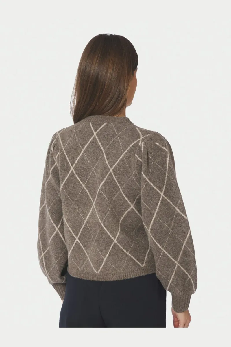neo-noir-koteas-check-knit-cardigan-168893-214-taupe-taupe-2 Neo Noir-Koteas Check Knit Cardigan-168893-214 Taupe-TAUPE