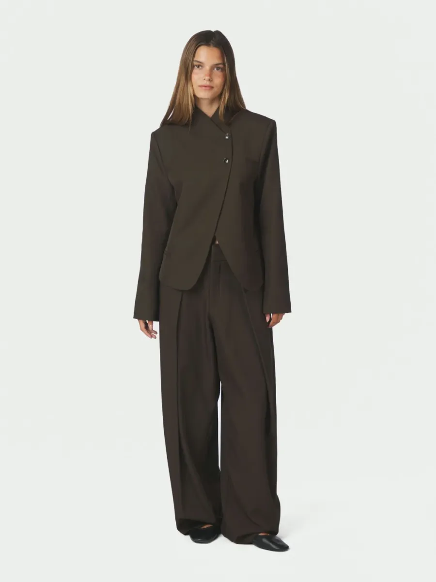 neo-noir-lucille-structure-pants-169655-676-dark-brown-donker-bruin-1 Neo Noir-Lucille Structure Pants-169655-676 Dark Brown-DONKER BRUIN