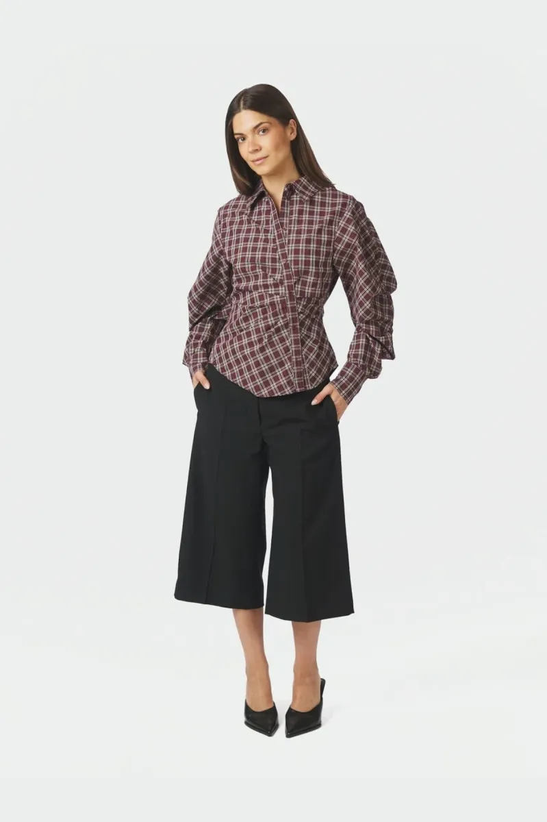 neo-noir-neoella-medium-check-shirt-168469-182-plum-paars-5 Neo Noir-Neoella Medium Check Shirt-168469-182 Plum-PAARS