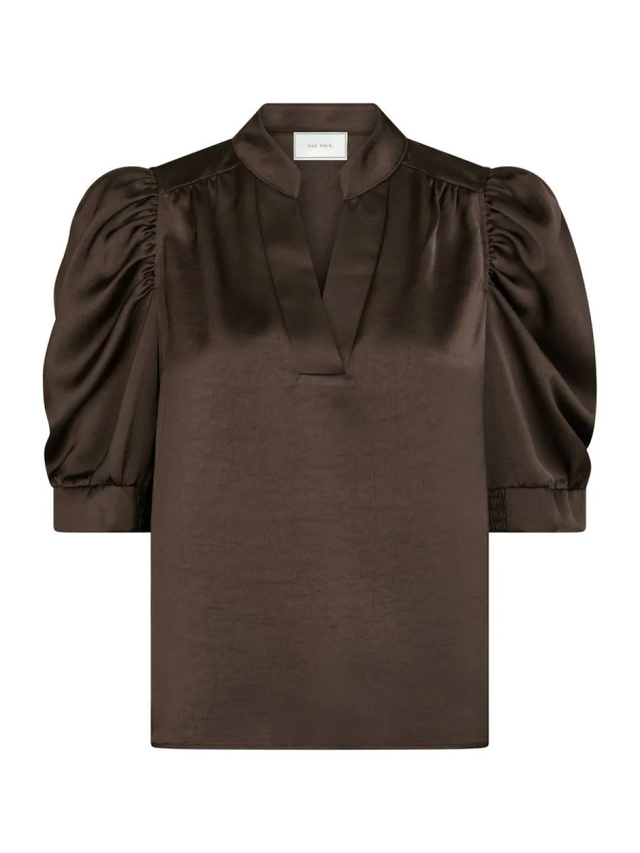 Neo Noir-Roella Heavy Sateen-162590-676 Dark Brown-DONKER BRUIN