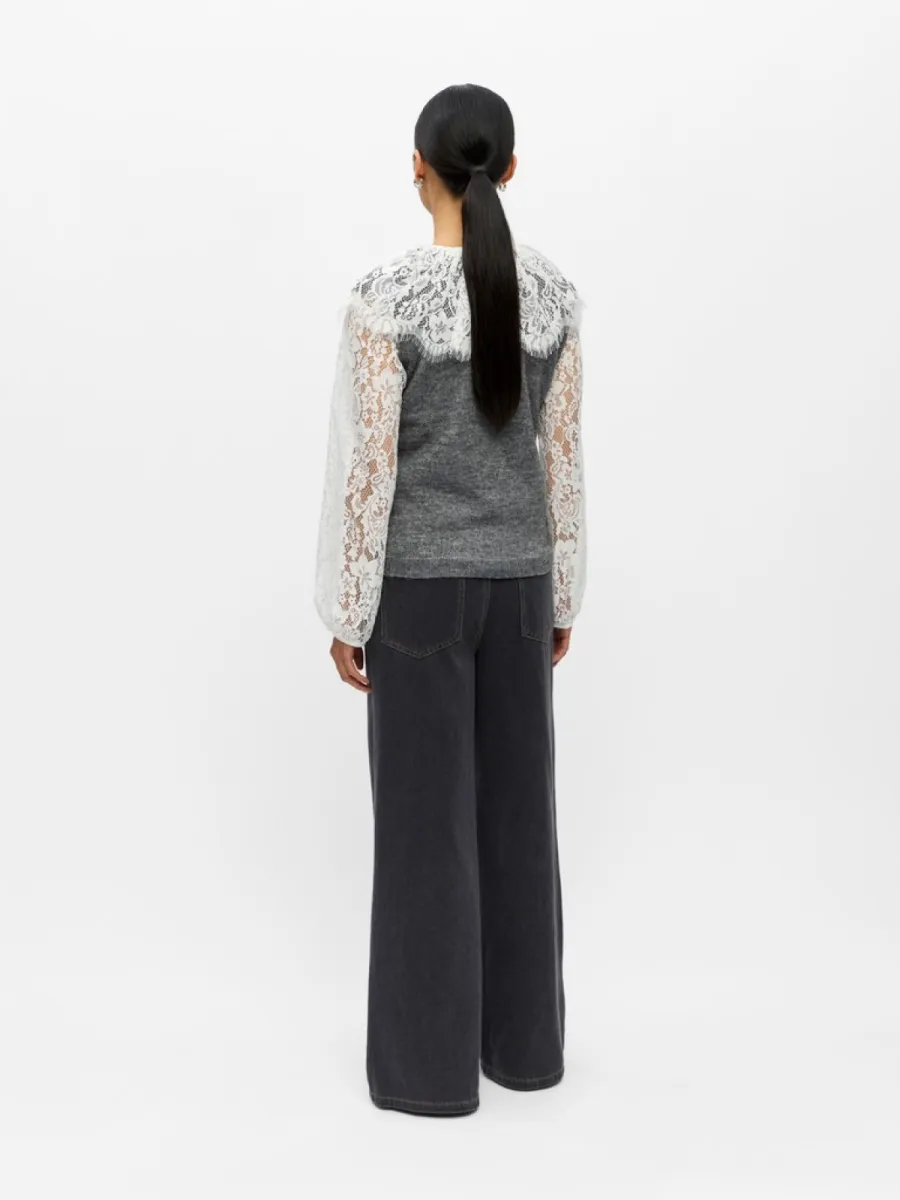 object-objdenisi-s-l-re-knit-vest-noos-23049215-medium-grey-melange-grijs-melee-2 OBJECT-OBJDENISI S/L RE KNIT VEST NOOS-23049215-Medium Grey Melange-GRIJS MELEE