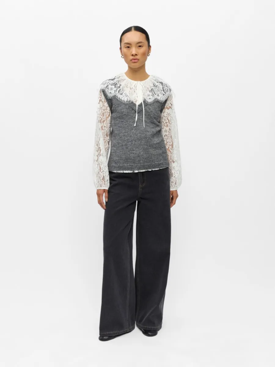 object-objdenisi-s-l-re-knit-vest-noos-23049215-medium-grey-melange-grijs-melee-3 OBJECT-OBJDENISI S/L RE KNIT VEST NOOS-23049215-Medium Grey Melange-GRIJS MELEE