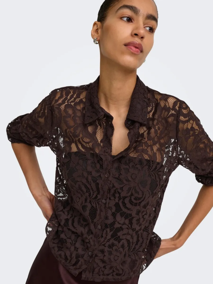 only-onlbirun-l-s-lace-shirt-wvn-15380416-black-toffee-chocolade-3 ONLY-ONLBIRUN L/S LACE SHIRT WVN-15380416-Black Toffee-CHOCOLADE