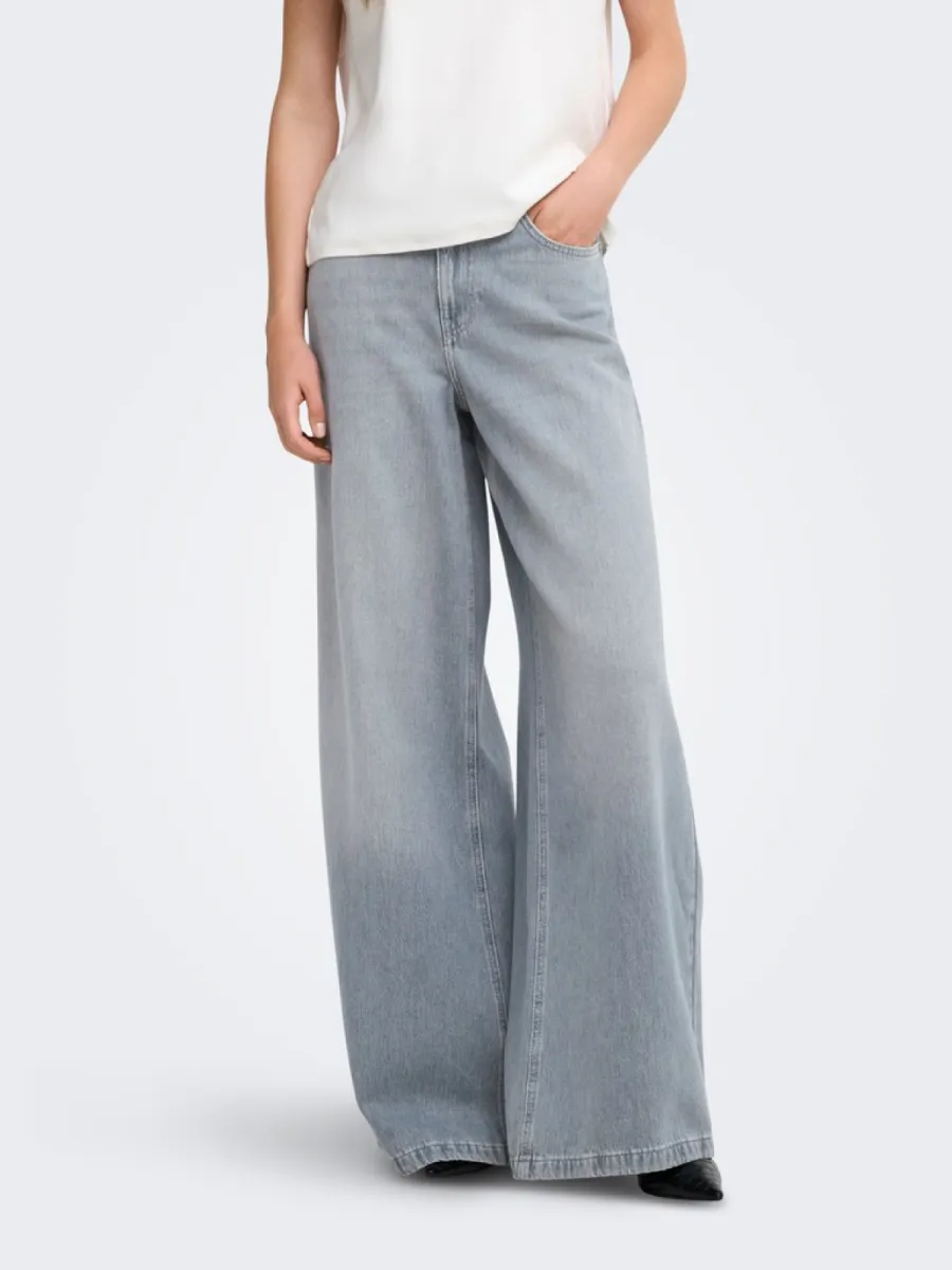 ONLY-ONLFRANCESCA MW PALAZZO DNM REA355-15376439-Special Blue Grey-BLUE