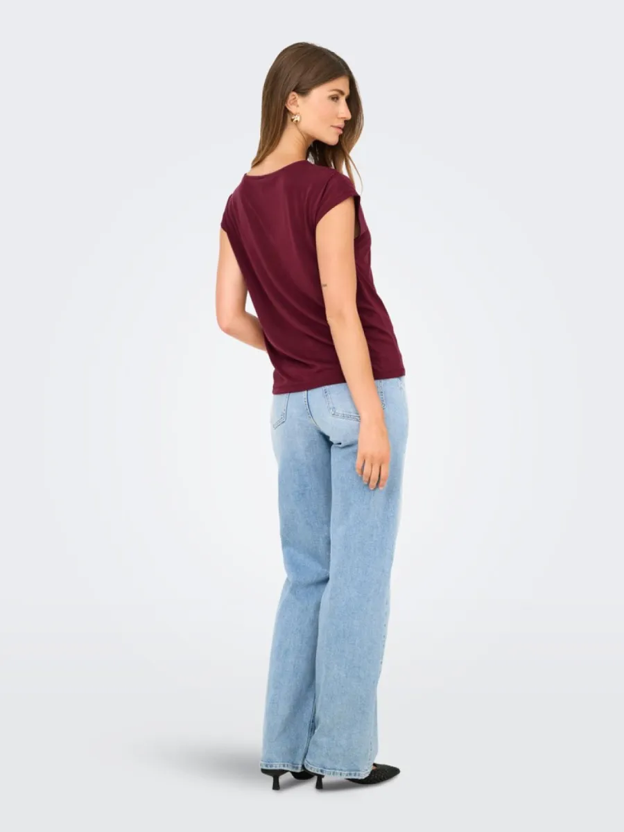 only-onlfree-s-s-modv-neck-top-jrs-noos-15287041-tawny-port-bordeaux-2 ONLY-ONLFREE S/S MOD.V-NECK TOP JRS NOOS-15287041-Tawny Port-BORDEAUX