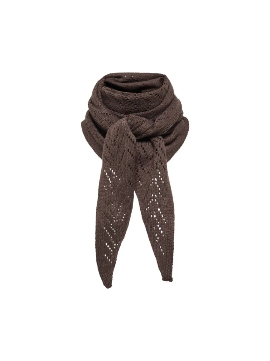ONLY-ONLMARIE POINTELLE TRIANGLE SCARF C-15376243-Bracken-BRUIN