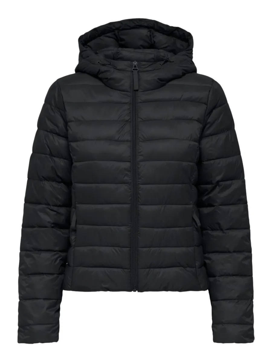 ONLY-ONLTAHIA LW QUILTED HOOD JKT NOOS O-15352020-Black-ZWART