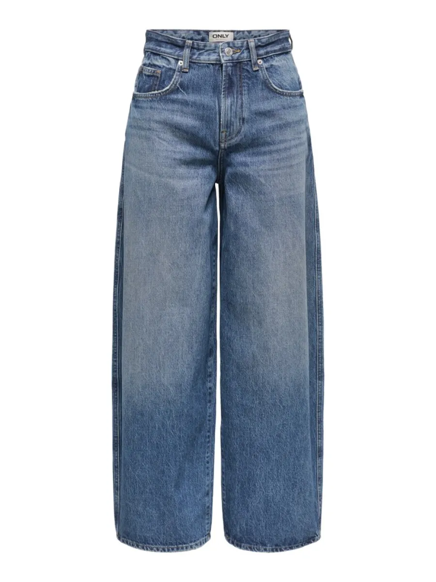 ONLY-ONLTAYLOR HW BARREL DNM TAI466 NOOS-15352198-Dark Blue Denim-DONKER DENIM