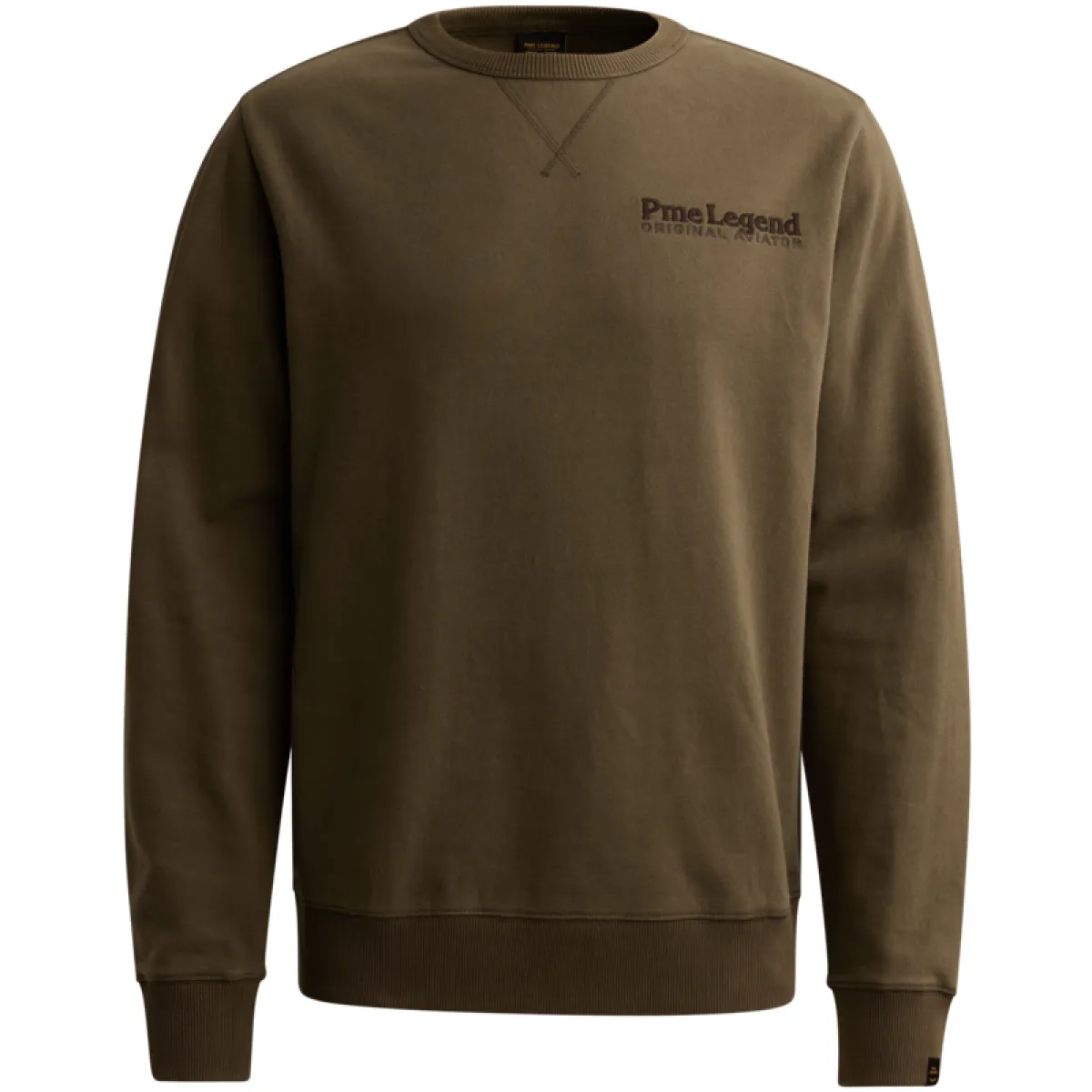 PME LEGEND-Crewneck big embro-PSW2608441-6447-BRUIN