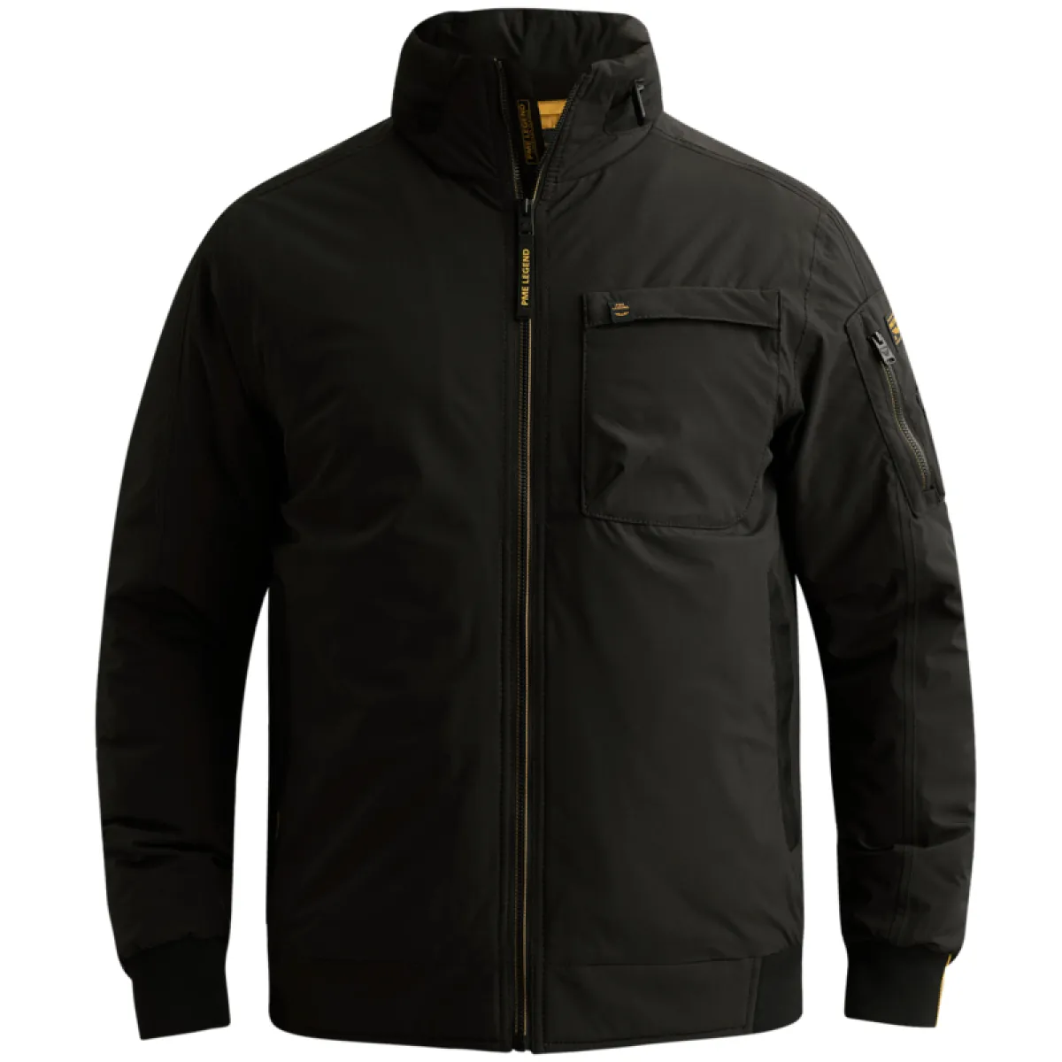 PME LEGEND-Flight jacket HAVIL-SKY Mach 6-PJA2608124-9067 Jet black-ZWART
