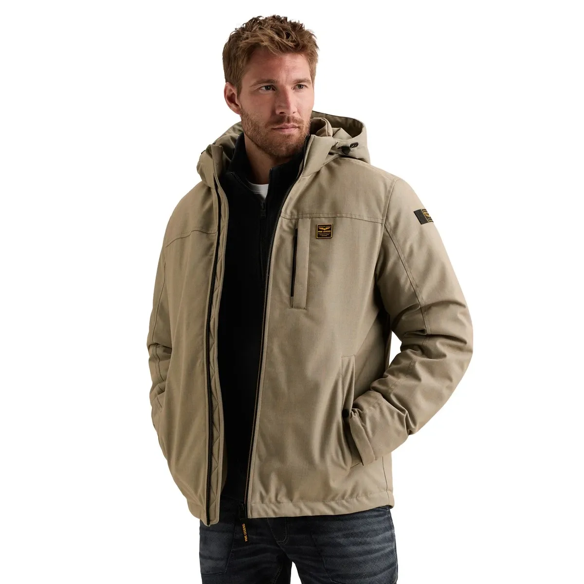 pme-legend-semi-long-jacket-strator-melange-t-pja2608112-8011-seneca-rock-beige-1 PME LEGEND-Semi long jacket STRATOR Melange T-PJA2608112-8011 Seneca rock-BEIGE