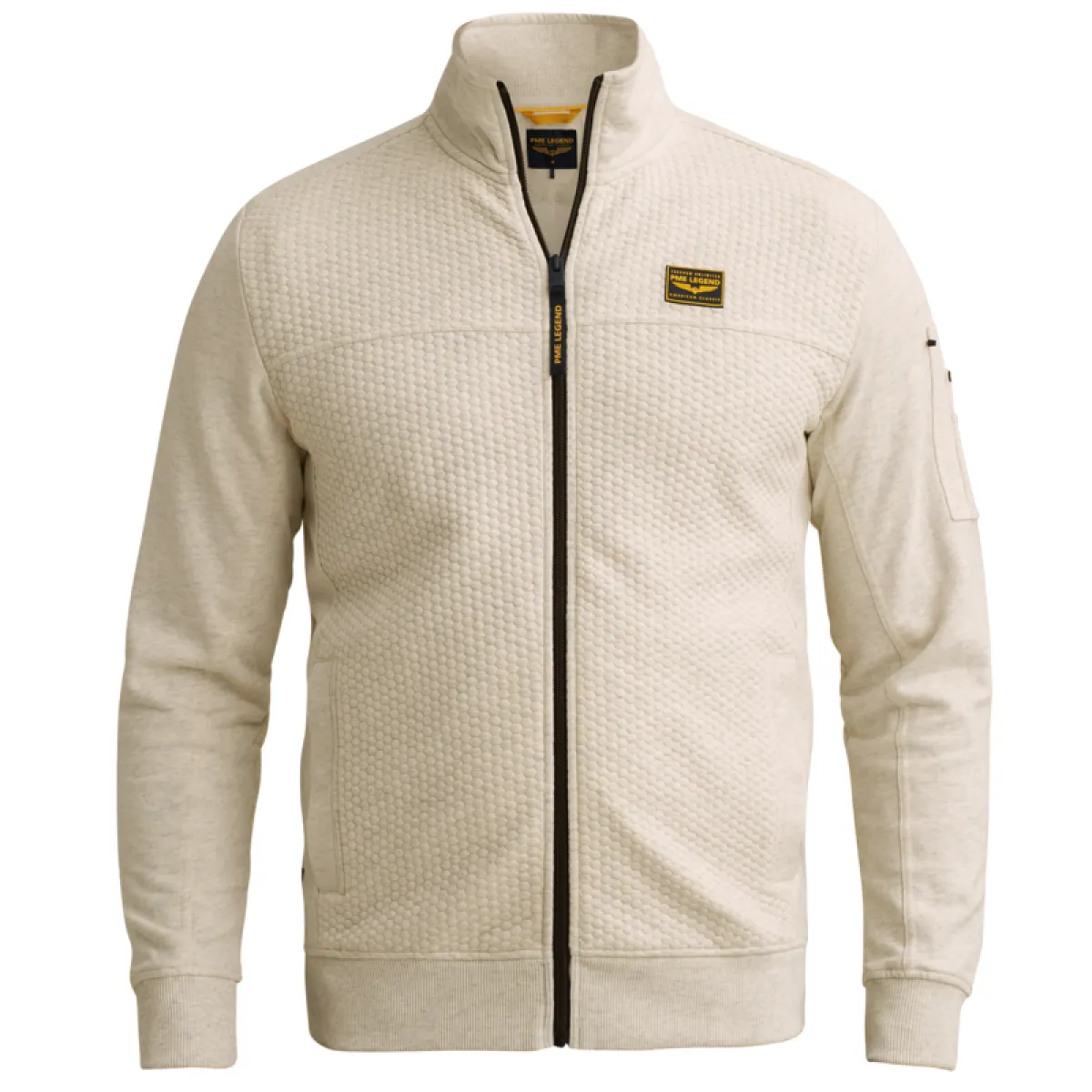 pme-legend-zip-jacket-jacquard-interlock-fren-psw2608436-910-bone-white-melee-beige-1 PME LEGEND-Zip jacket jacquard interlock fren-PSW2608436-910 Bone White Melee-BEIGE