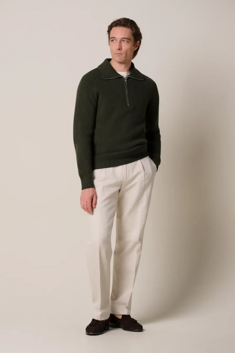 profuomo-heavy-wollen-half-zip-ppxj30058e-z3-dark-green-donker-groen-2 Profuomo-Heavy wollen half zip-PPXJ30058E-Z3 Dark green-DONKER GROEN