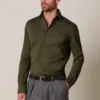 Profuomo-Shirt one piece SF-PPXH30023B-R Army-LEGERGROEN