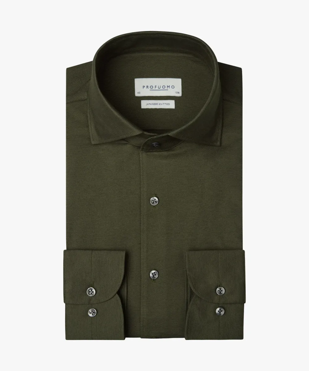 profuomo-shirt-one-piece-sf-ppxh30023b-r-army-legergroen-2 Profuomo-Shirt one piece SF-PPXH30023B-R Army-LEGERGROEN