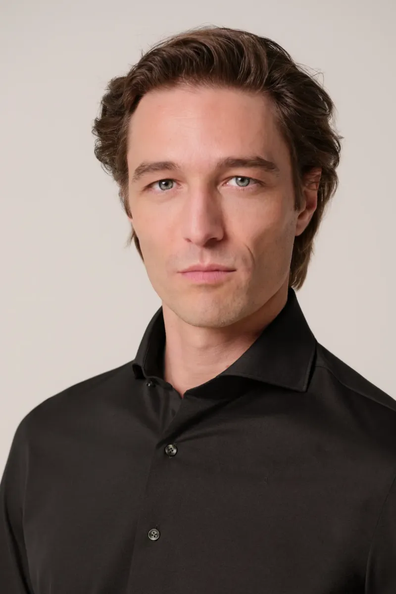 profuomo-shirt-x-cutaway-sf-ppxh30021f-h2-dark-brown-donker-bruin-2 Profuomo-Shirt x-cutaway SF-PPXH30021F-H2 Dark brown-DONKER BRUIN