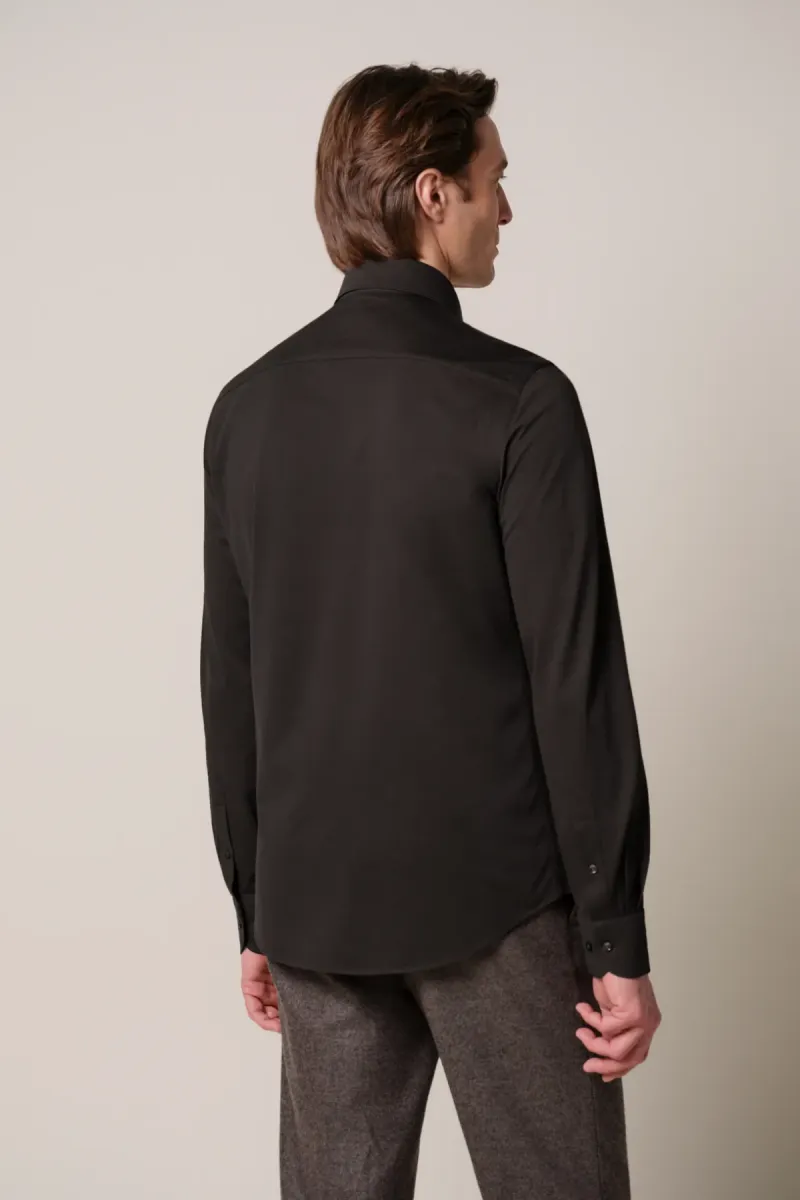profuomo-shirt-x-cutaway-sf-ppxh30021f-h2-dark-brown-donker-bruin-3 Profuomo-Shirt x-cutaway SF-PPXH30021F-H2 Dark brown-DONKER BRUIN