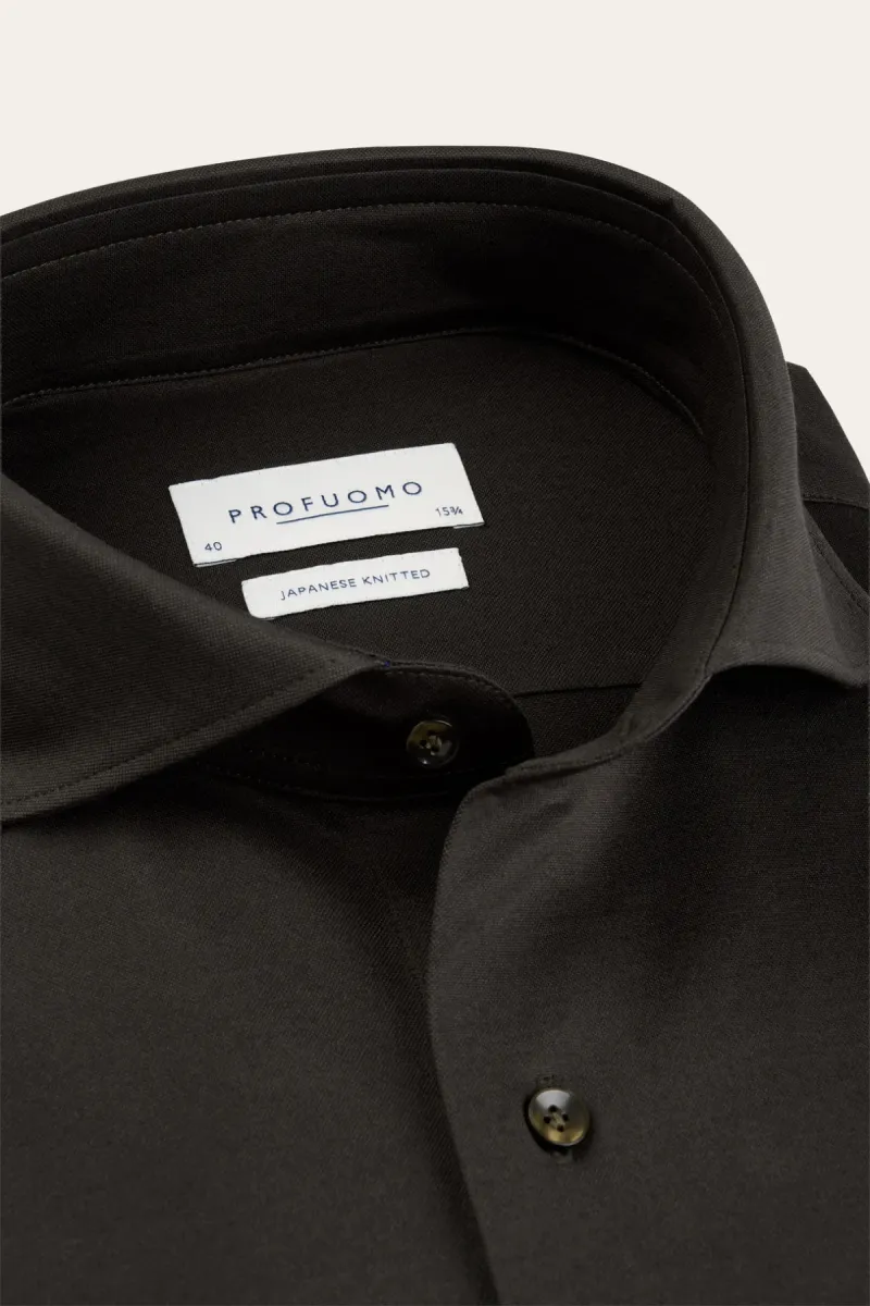 profuomo-shirt-x-cutaway-sf-ppxh30021f-h2-dark-brown-donker-bruin-4 Profuomo-Shirt x-cutaway SF-PPXH30021F-H2 Dark brown-DONKER BRUIN