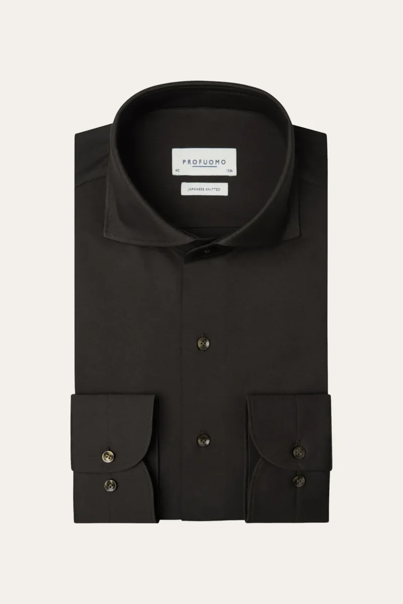 profuomo-shirt-x-cutaway-sf-ppxh30021f-h2-dark-brown-donker-bruin-5 Profuomo-Shirt x-cutaway SF-PPXH30021F-H2 Dark brown-DONKER BRUIN