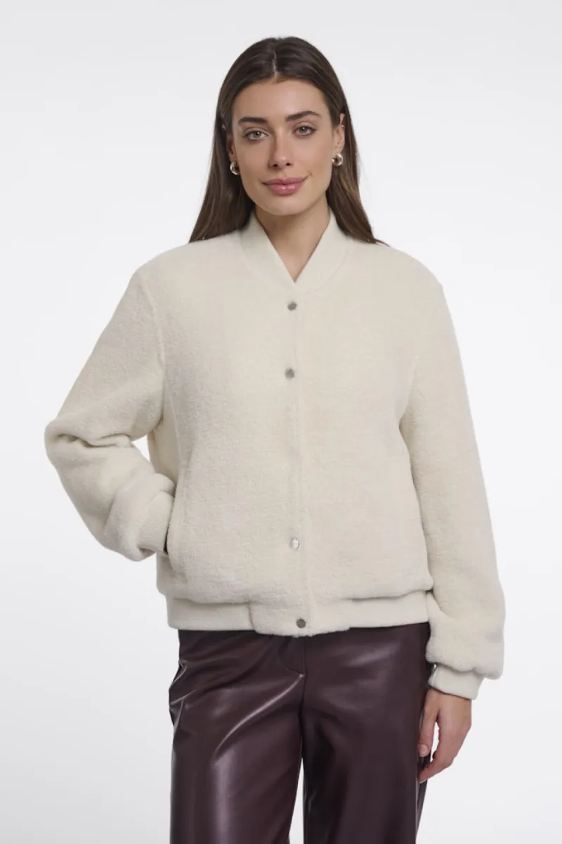 RINO & PELLE-Bomber Jacket-Felix.7002611-9030 Birch-CREME