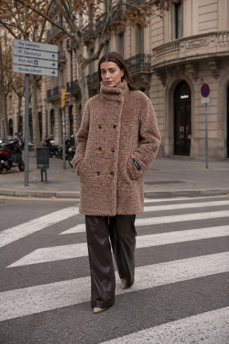 rino-pelle-mid-long-teddy-double-brested-coat-ena7002612-11100-mocha-latte-mokka-1 RINO & PELLE-Mid Long Teddy Double Brested Coat-Ena.7002612-11100 Mocha Latte-MOKKA
